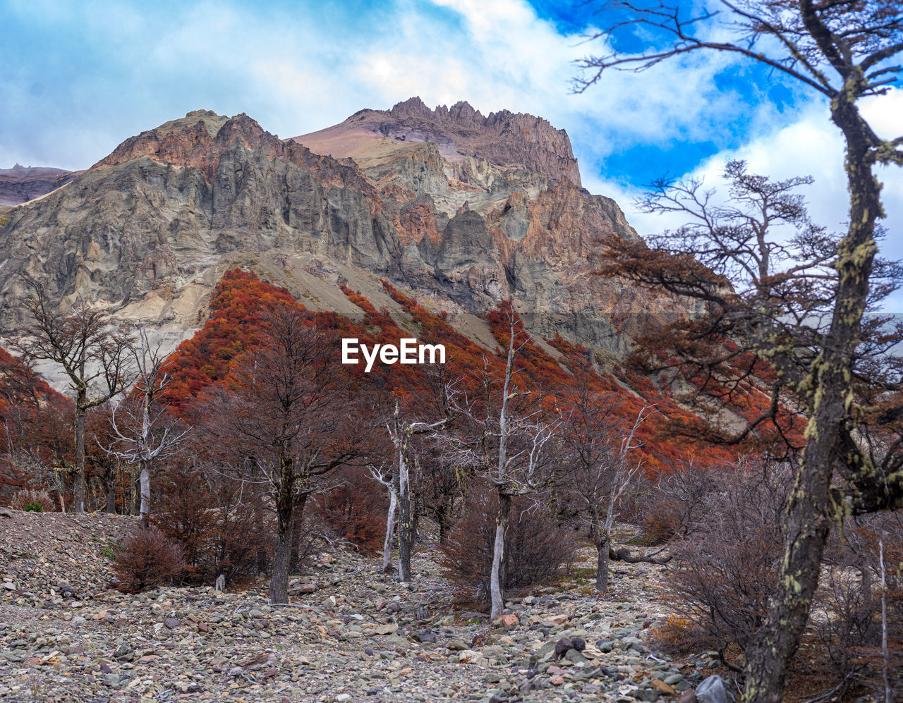 scenic view of mountain against sky