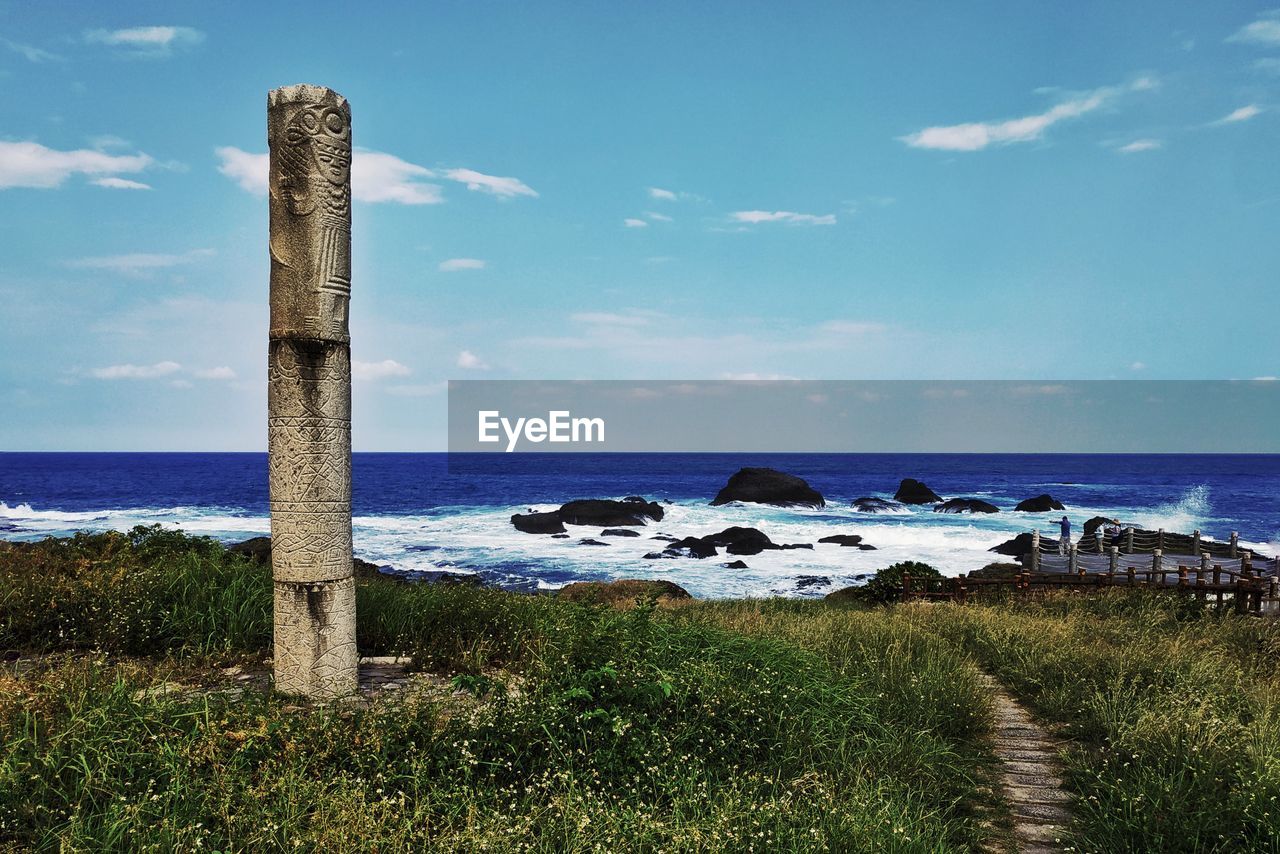 PANORAMIC VIEW OF SEA AGAINST SKY