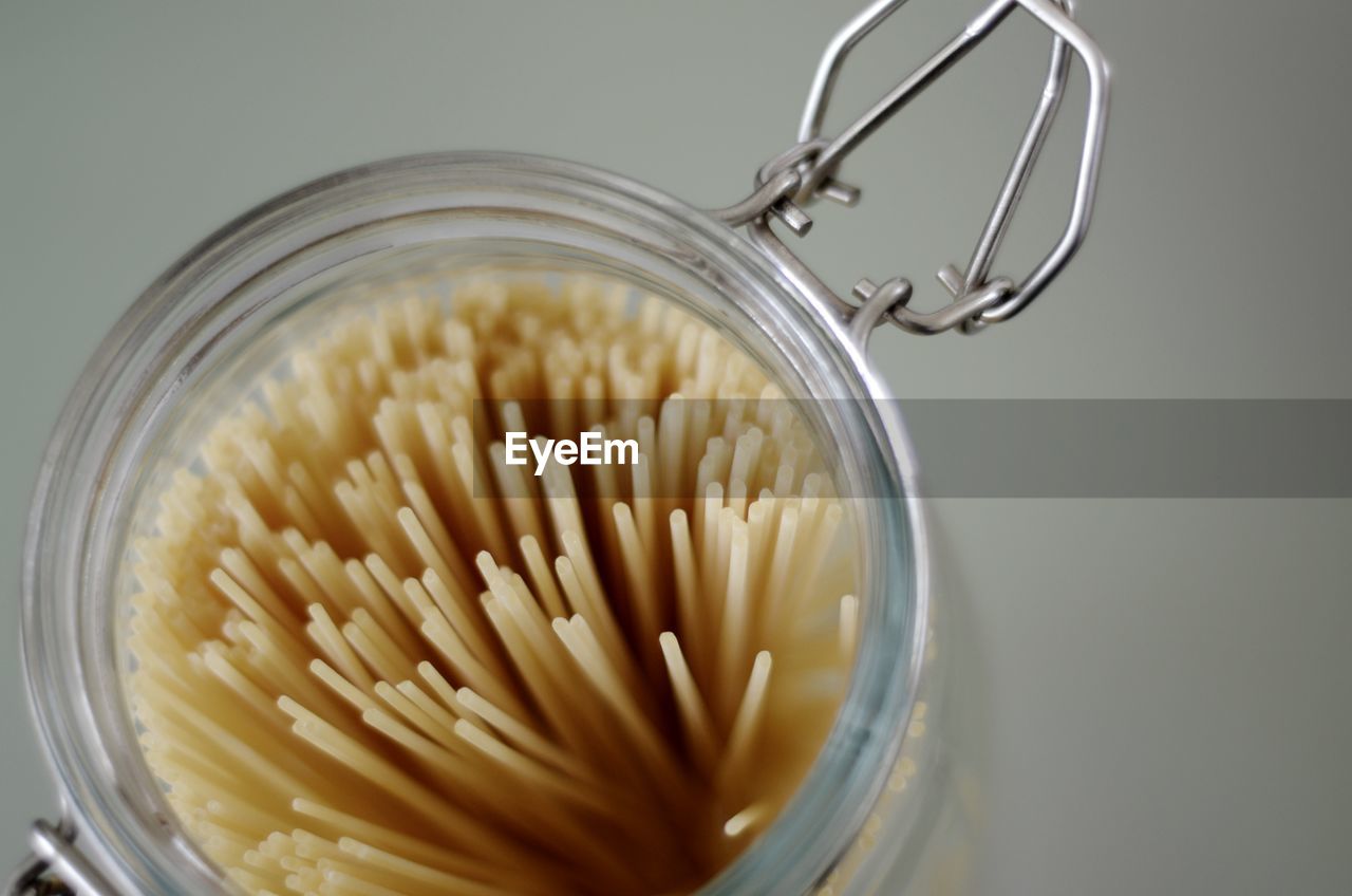 Close-up of spaghetti 