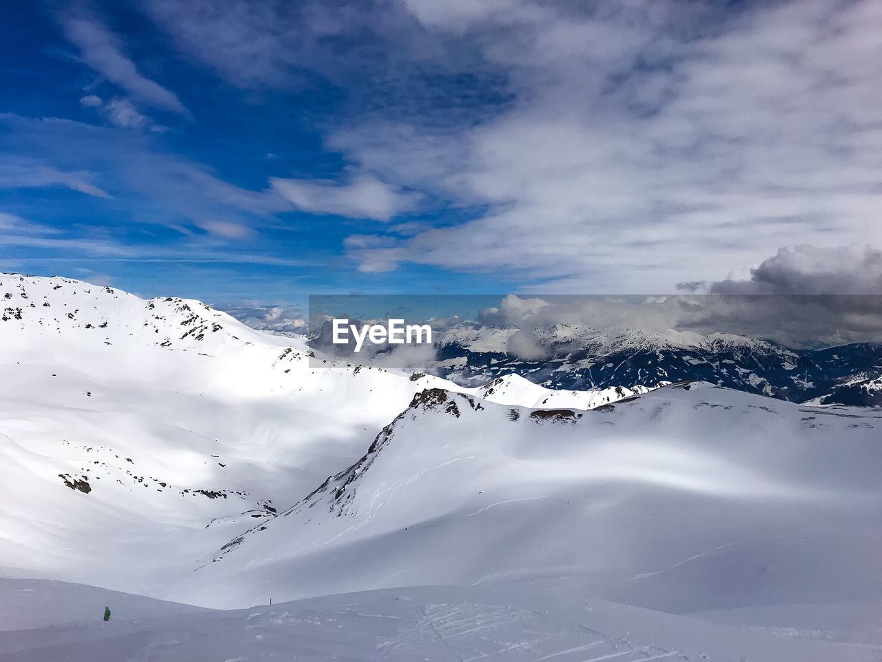 SCENIC VIEW OF SNOWCAPPED MOUNTAIN AGAINST SKY