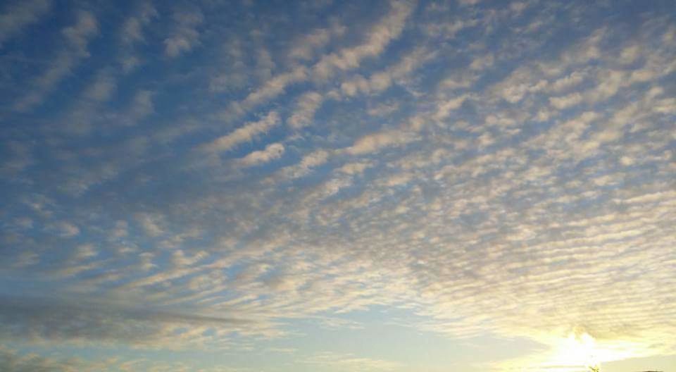 Low angle view of dramatic sky during sunset