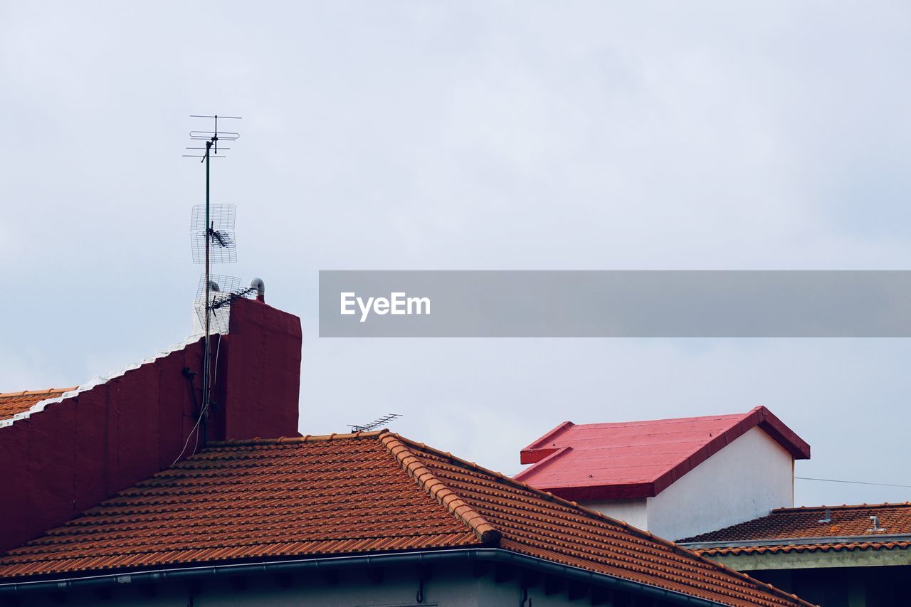 Television antenna on the roof