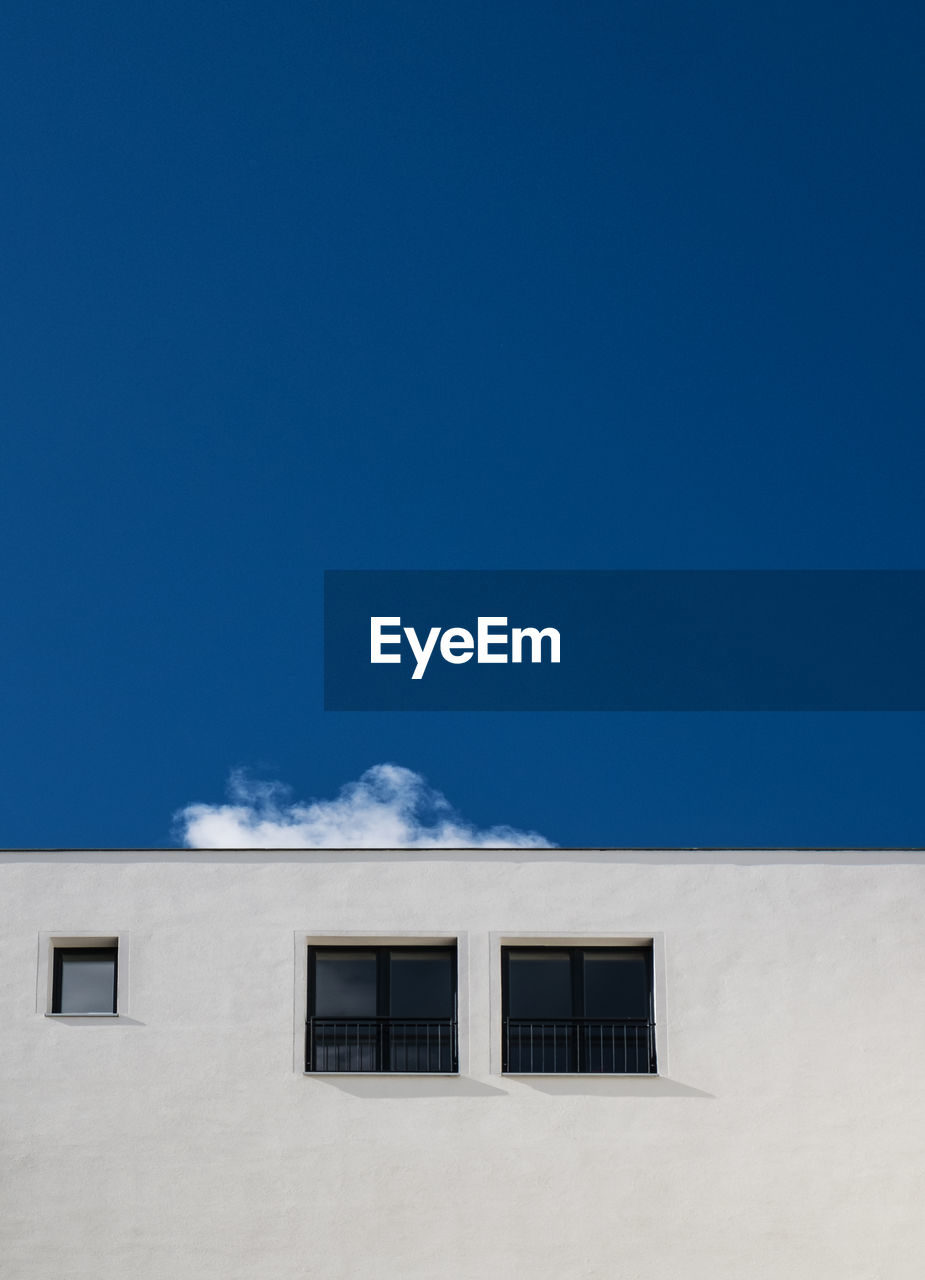 Building against blue sky