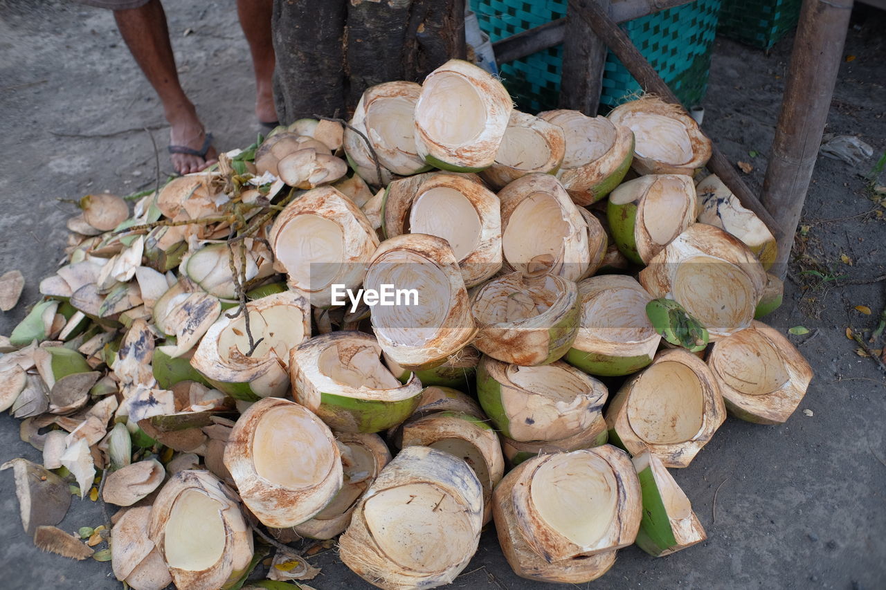 HIGH ANGLE VIEW OF PERSON FOR SALE IN MARKET