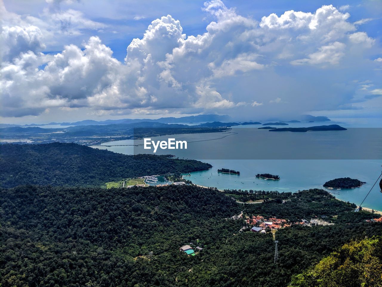 PANORAMIC SHOT OF SEA AGAINST SKY
