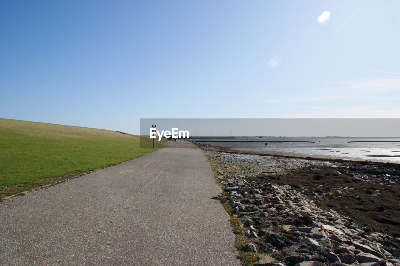 ROAD LEADING TOWARDS SEA