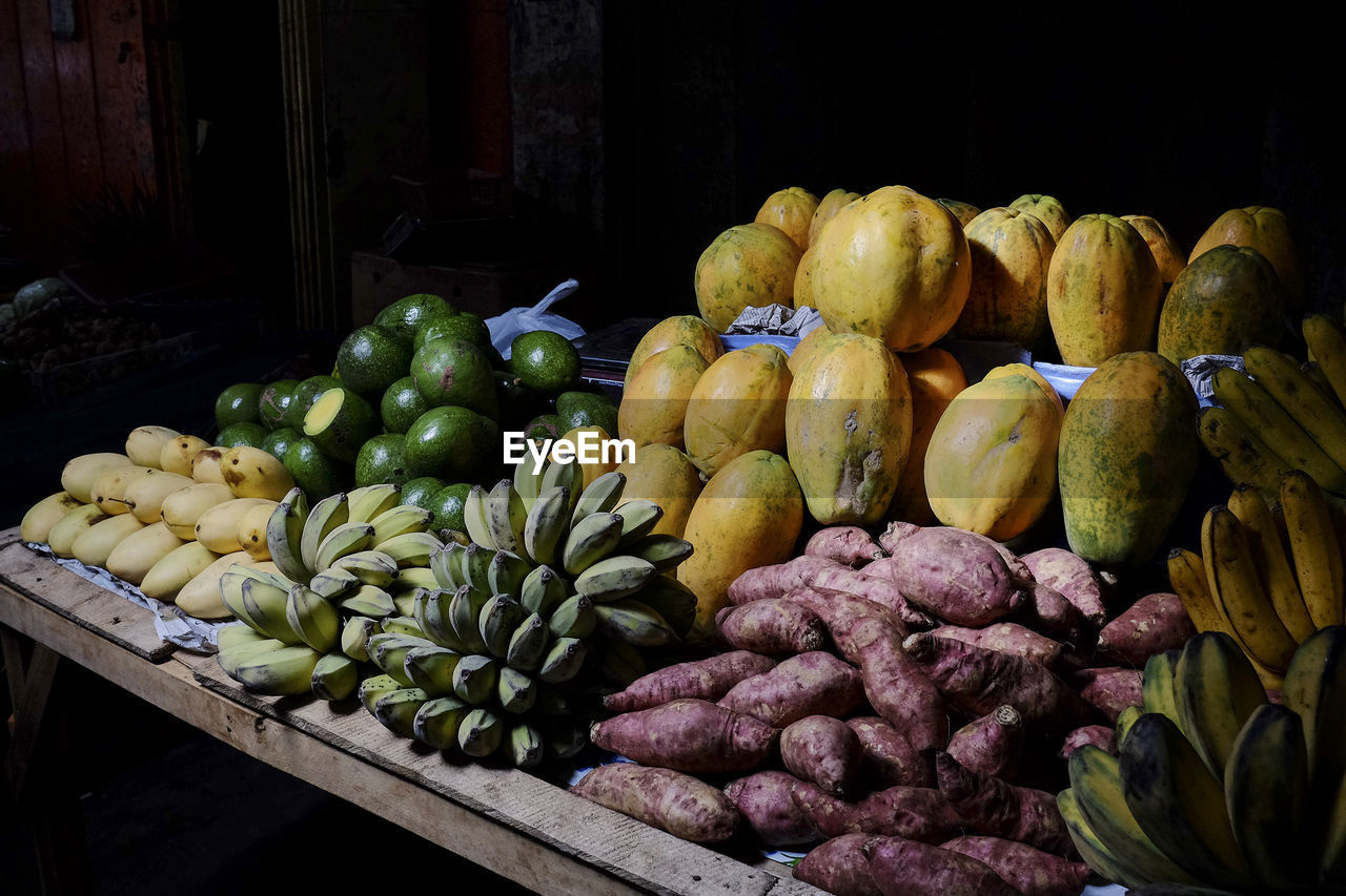 Fruits for sale in market