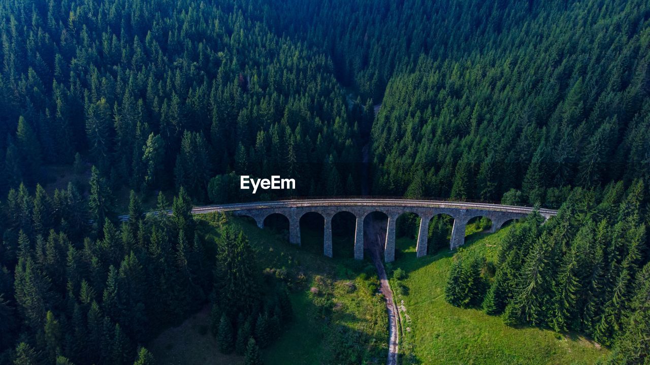 Aerial view of viaduct