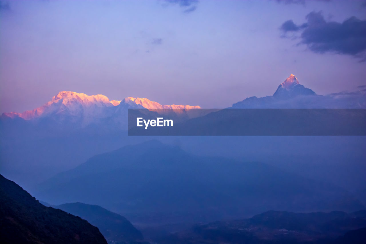 SCENIC VIEW OF MOUNTAIN RANGE AGAINST SKY