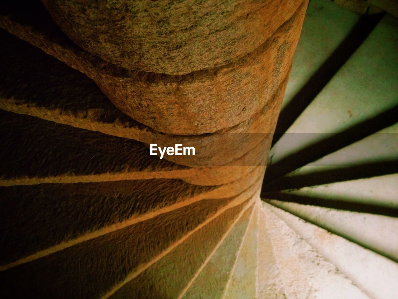 Full frame shot of spiral staircase