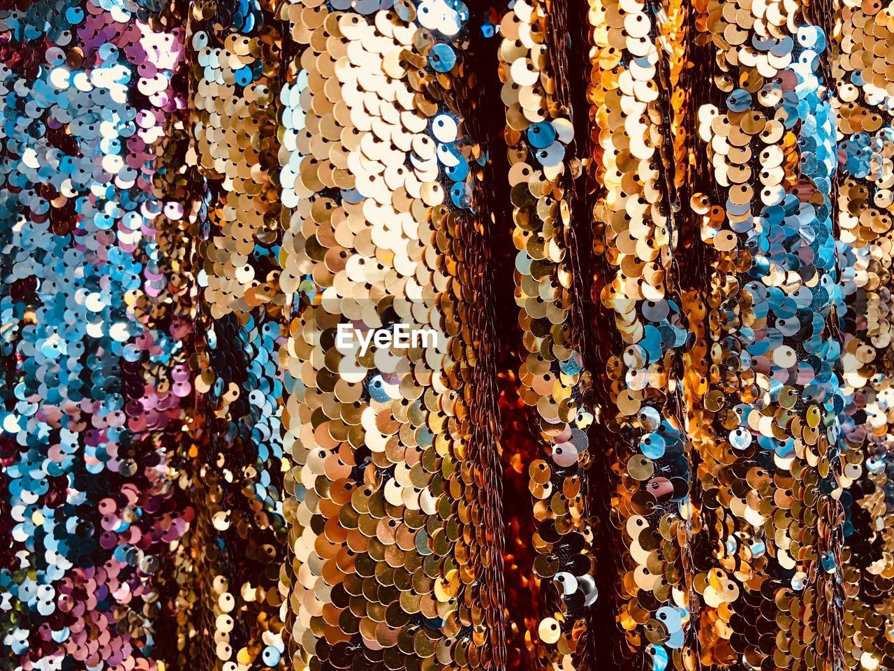 Full frame shot of multi colored sequins
