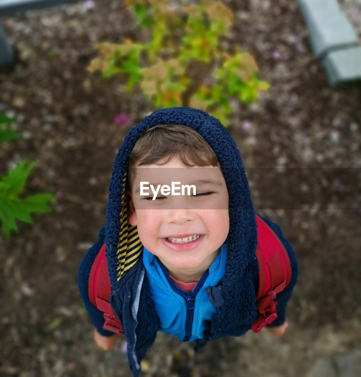 Innocence of a child , smiling to the camera