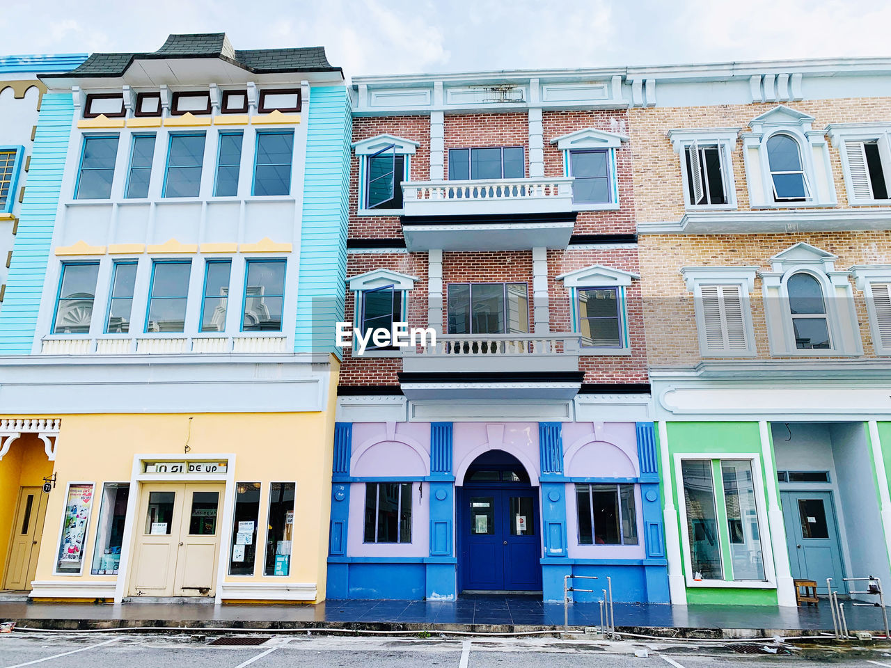 Colourful buildings 