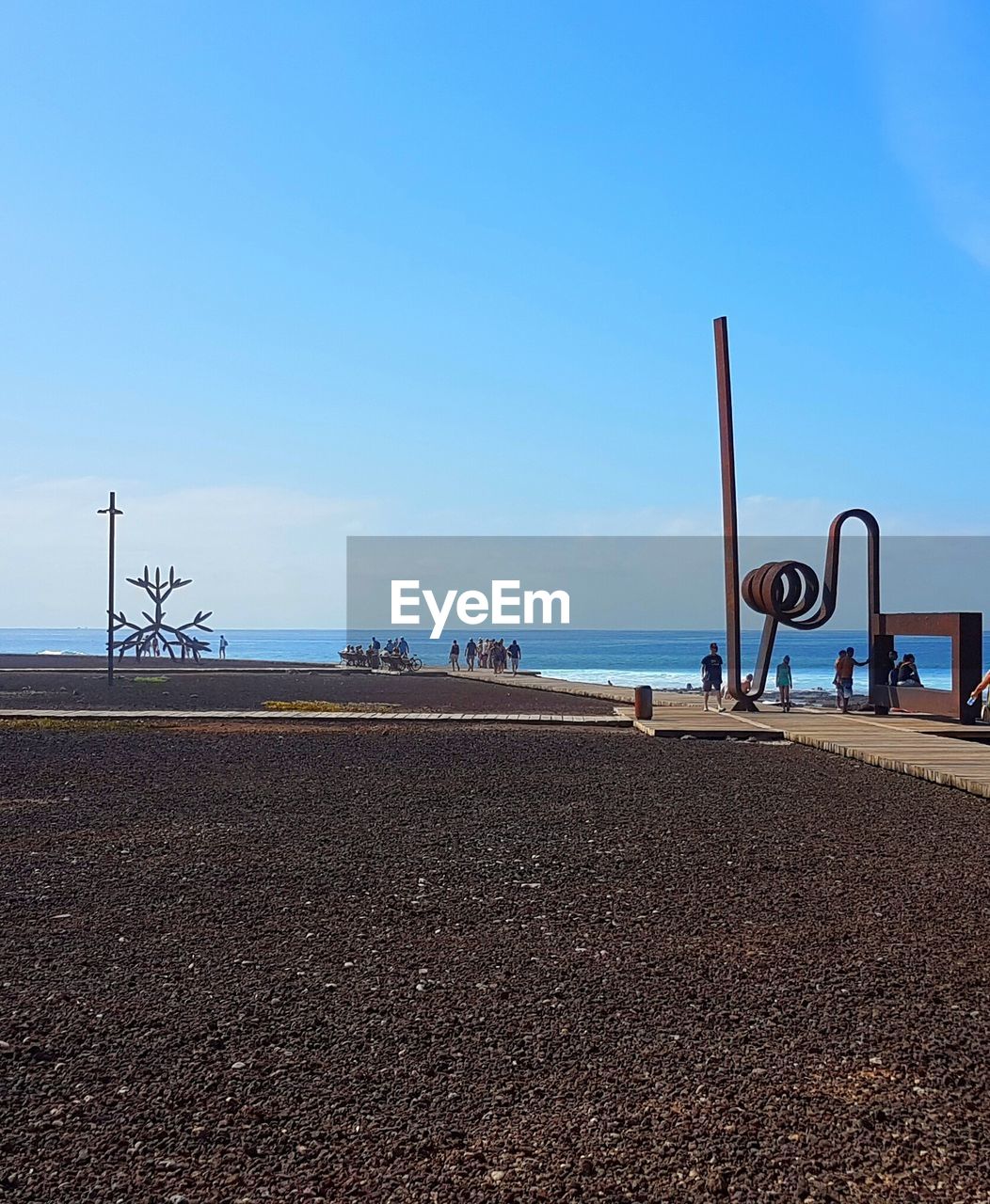 SCENIC VIEW OF BEACH AGAINST CLEAR SKY