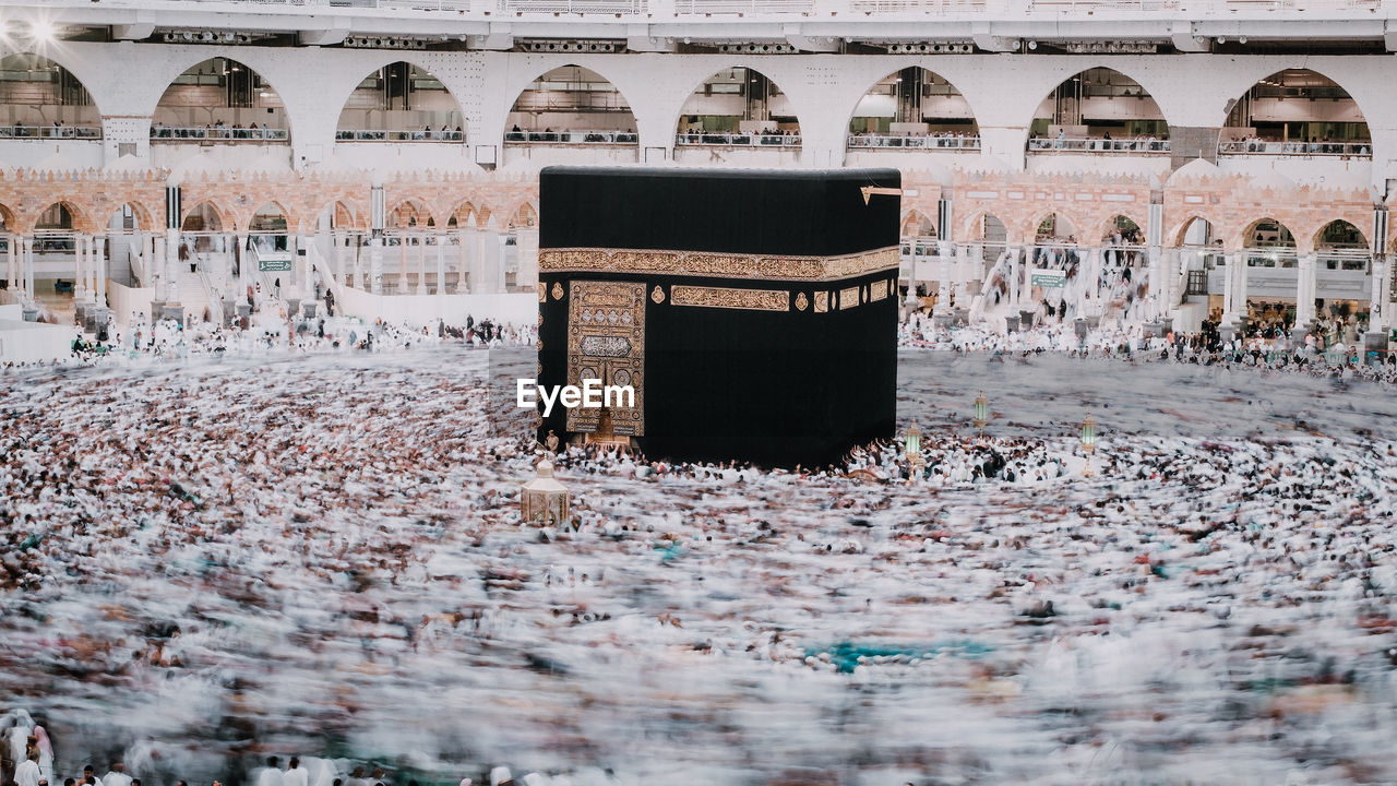 High angle view of mecca