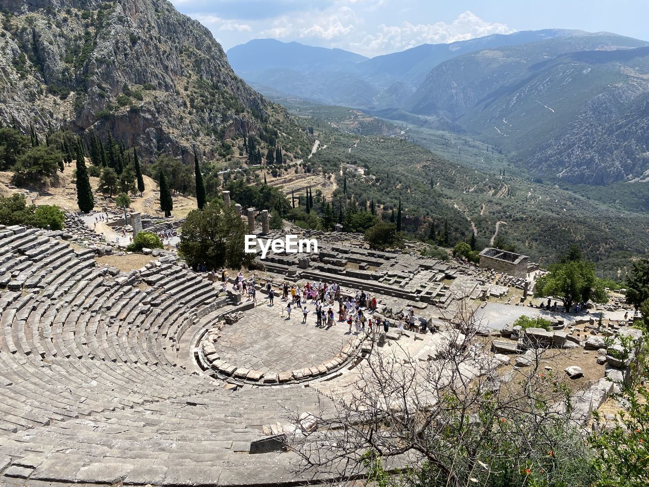 Antique theater in delphi
