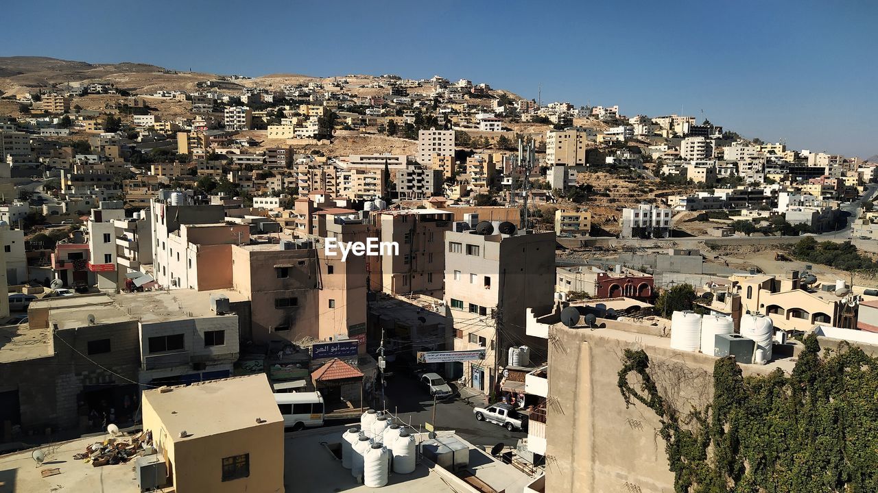 View from hotel, wadi musa, jordan