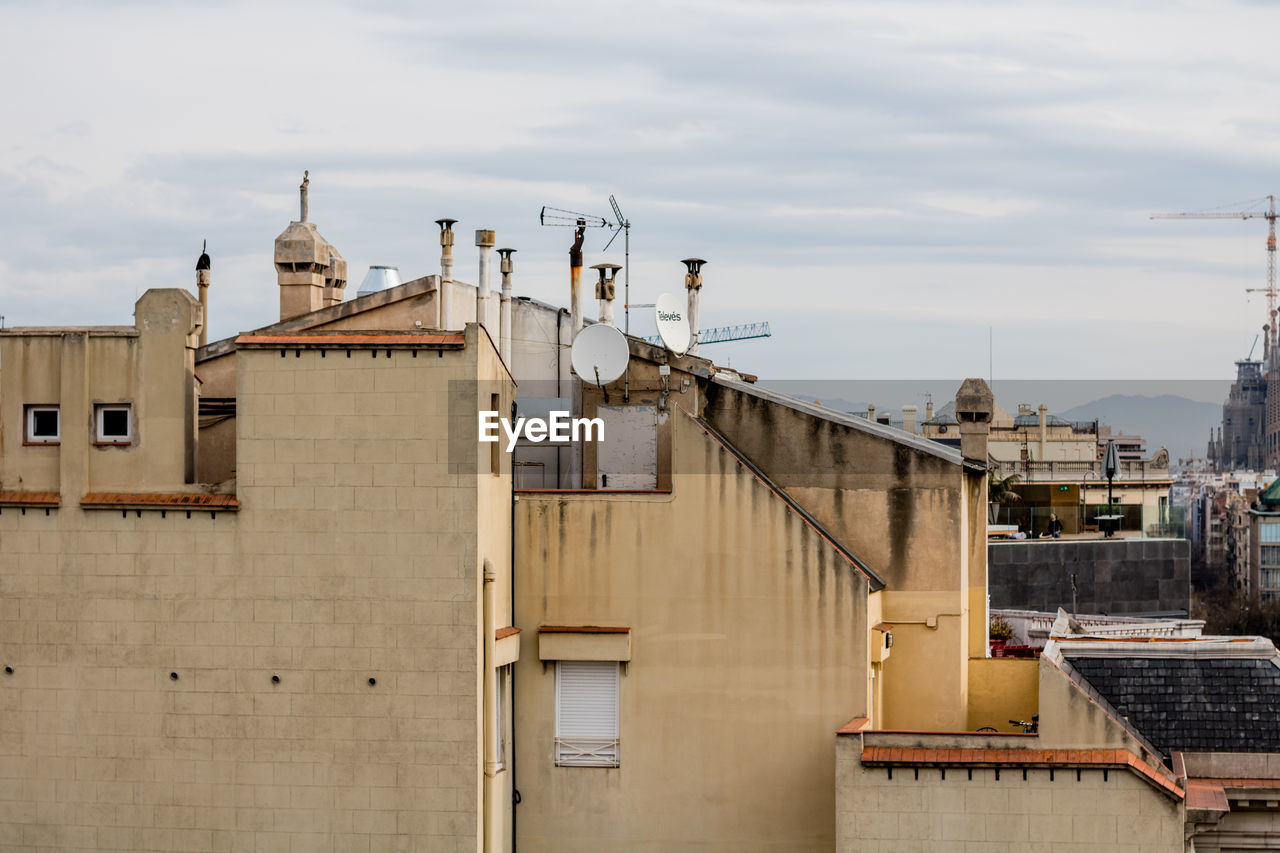 RESIDENTIAL BUILDINGS AGAINST SKY