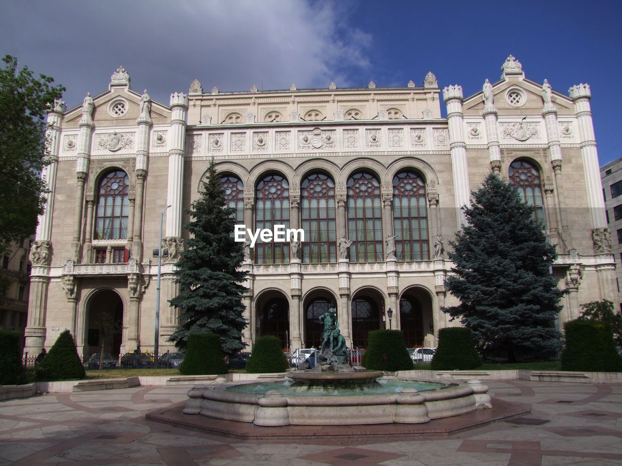 Exterior of building against sky in city