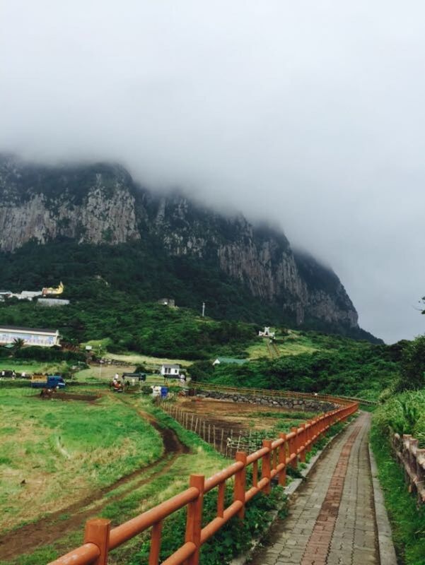 ROAD PASSING THROUGH MOUNTAIN