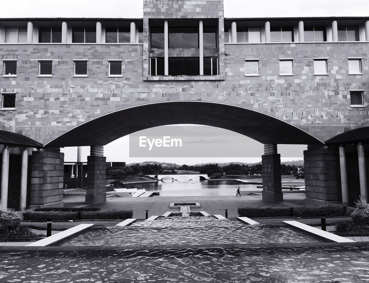 VIEW OF BRIDGE OVER CANAL