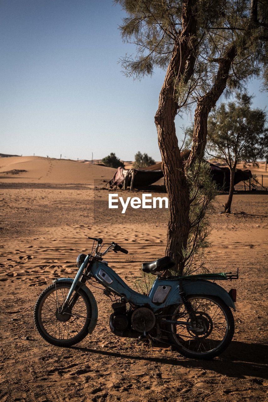 Bicycle on landscape