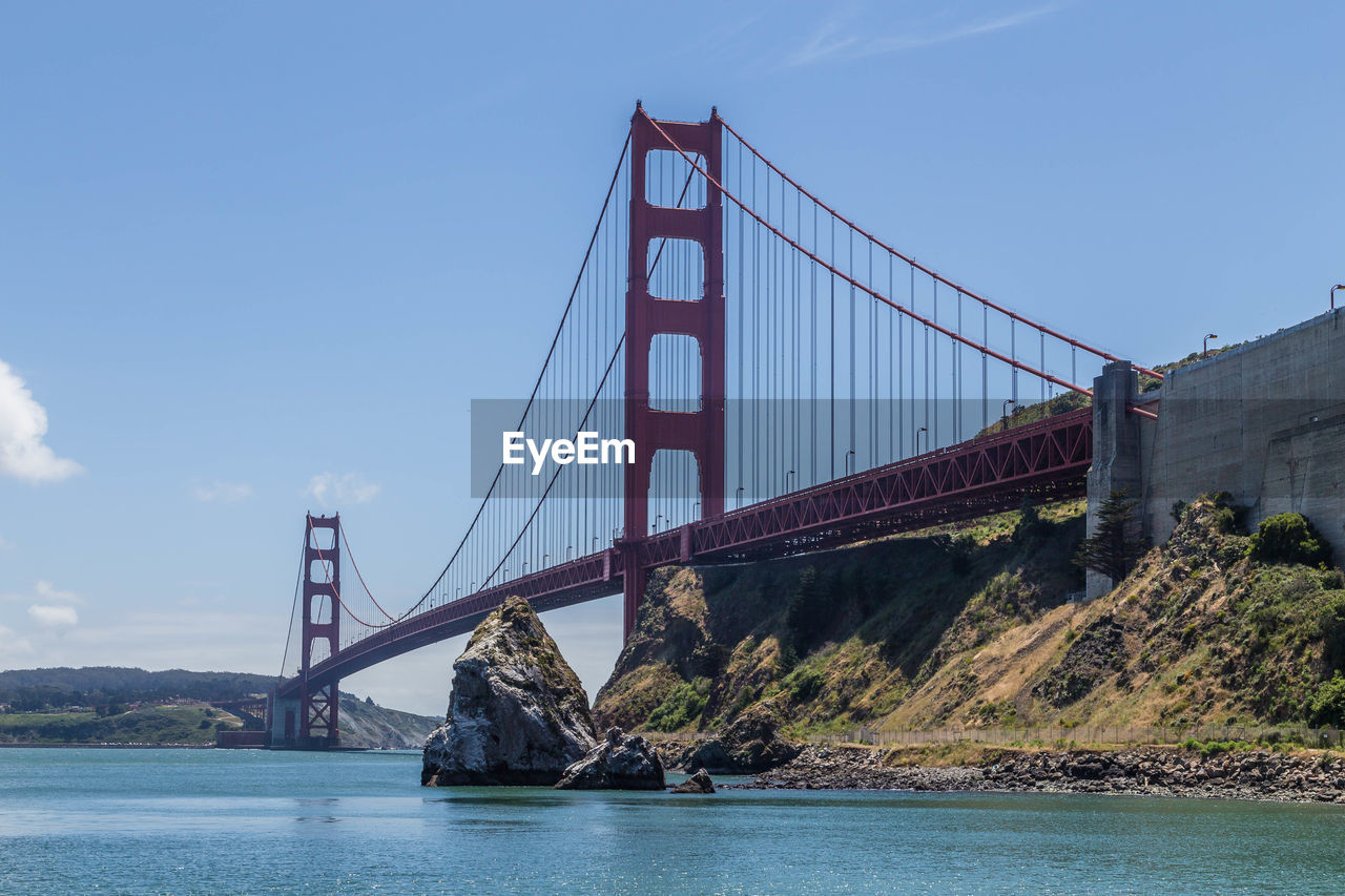 GOLDEN GATE BRIDGE OVER RIVER