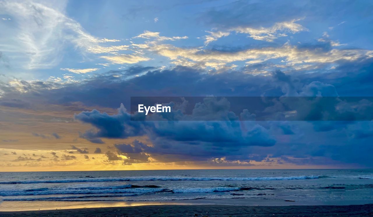 Sunset on the beach 