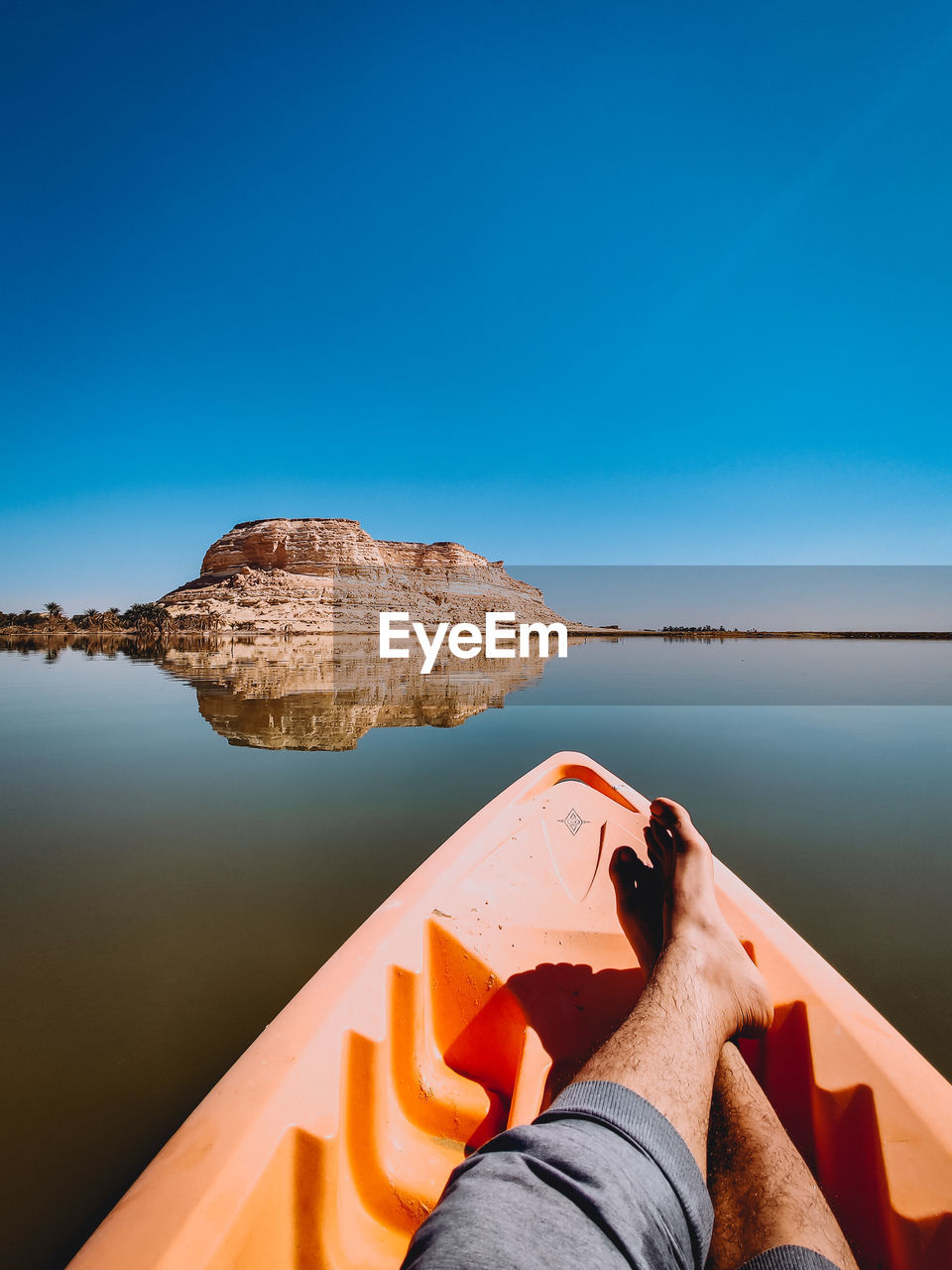 Relaxing in the lake