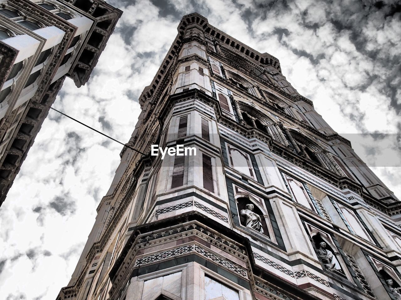 Low angle view of building against sky