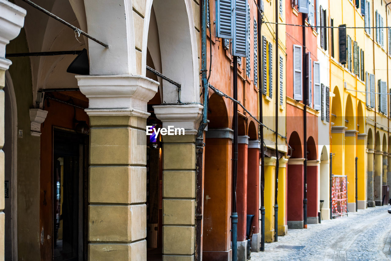 Low angle view of building, modena. 