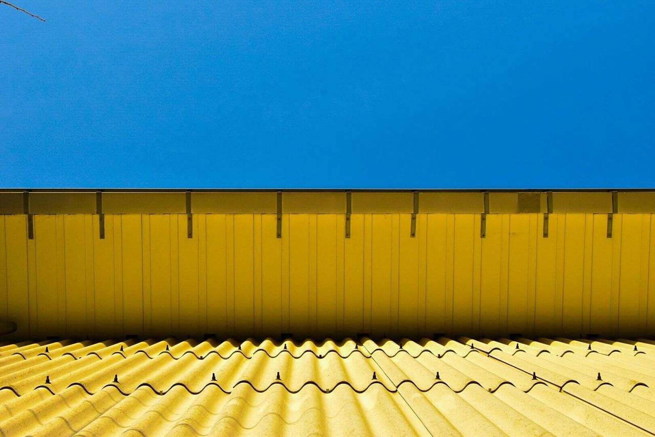 Detail shot of roofing