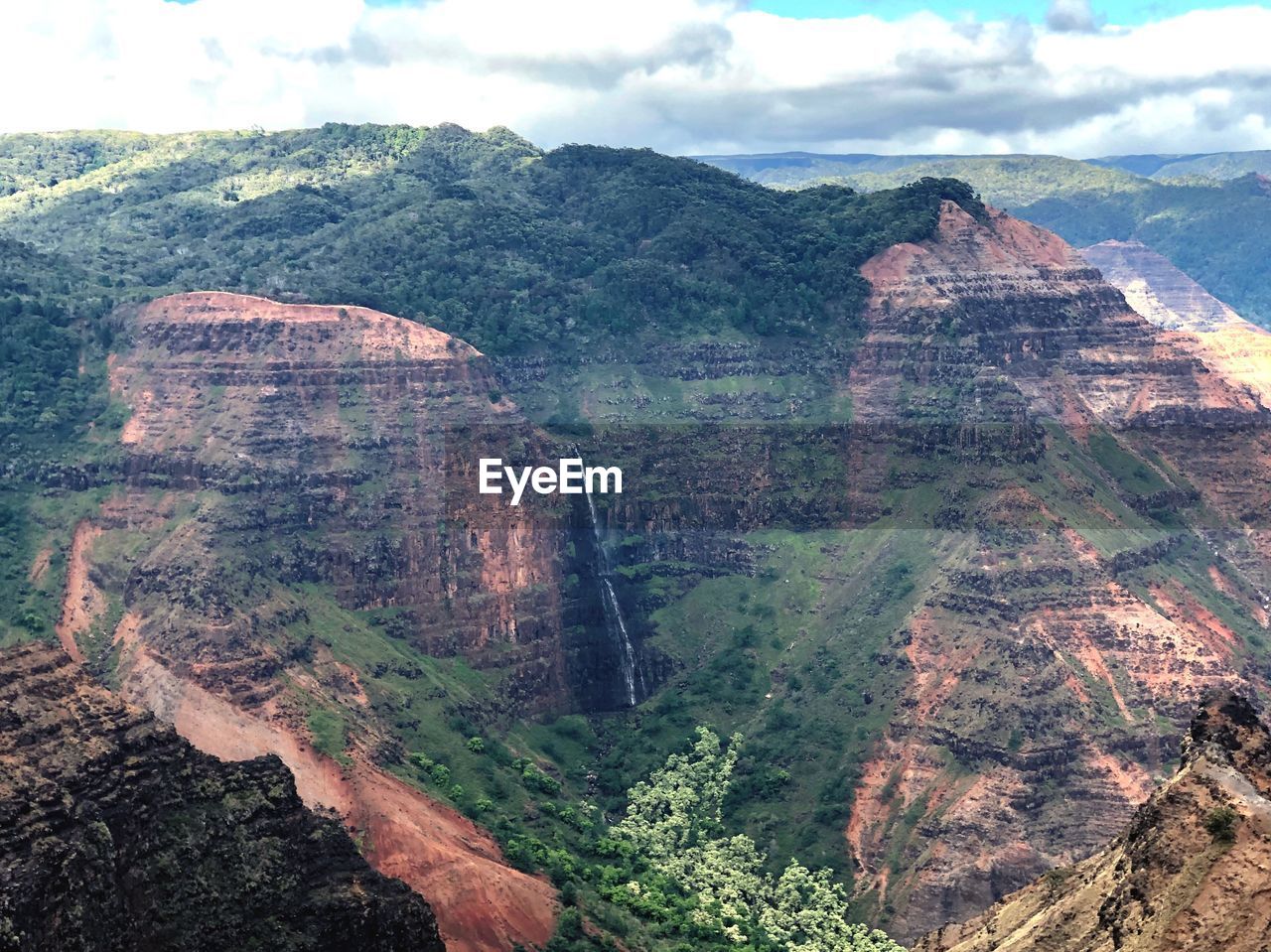 AERIAL VIEW OF ROCK FORMATIONS