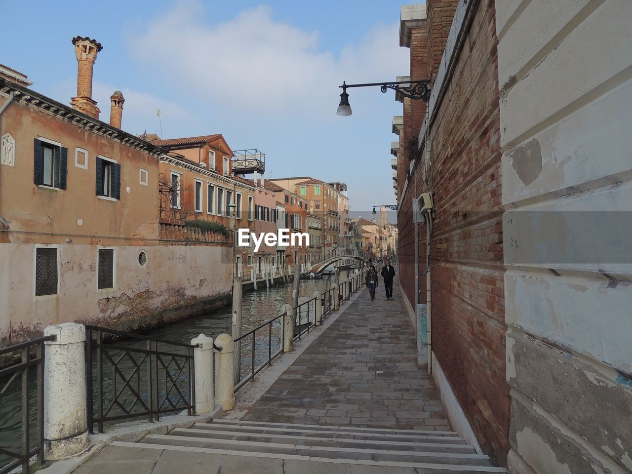 View of city against sky. venice