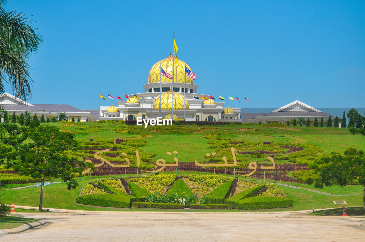 Palace against sky