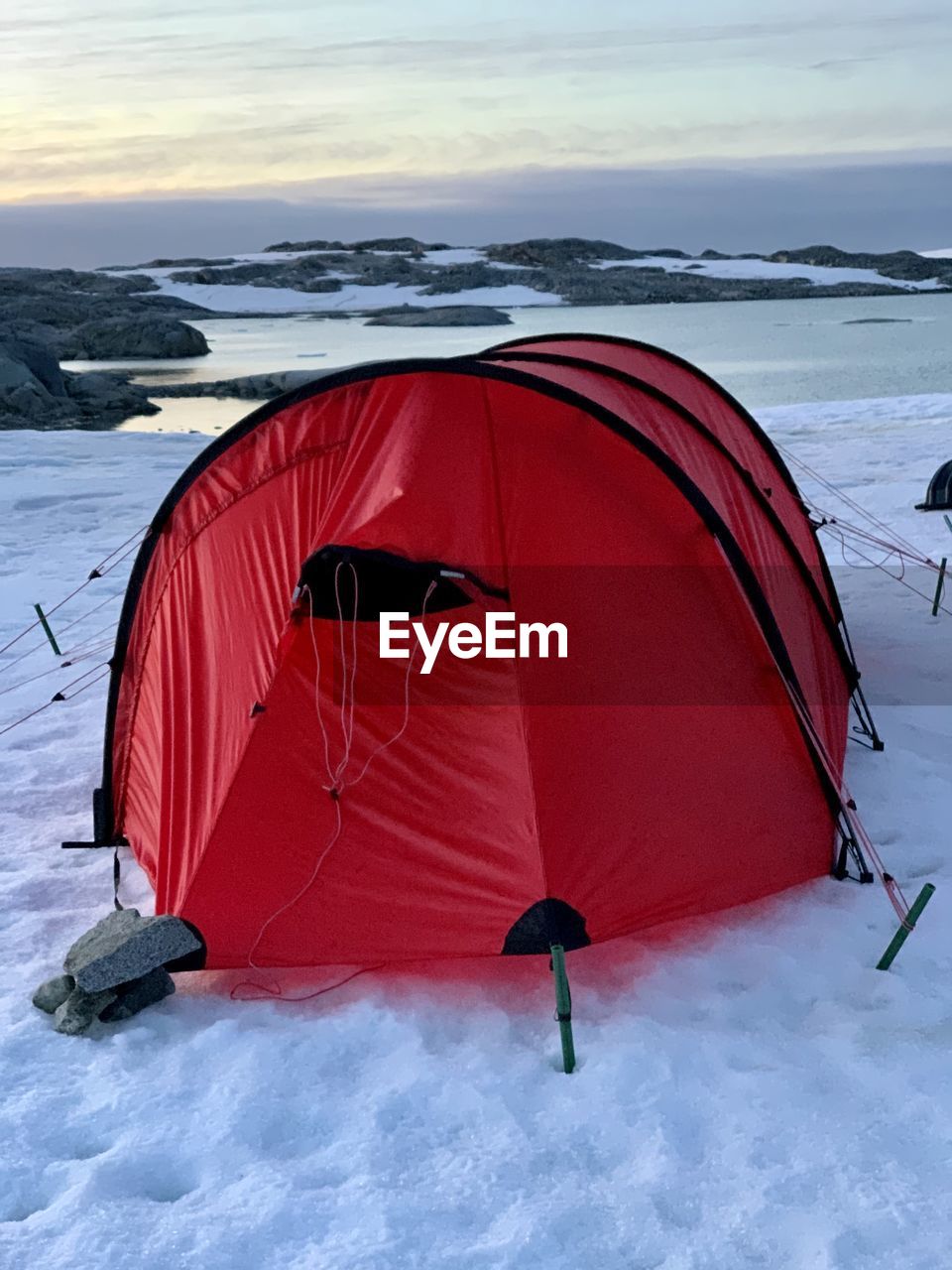 Camping tent antarctica 