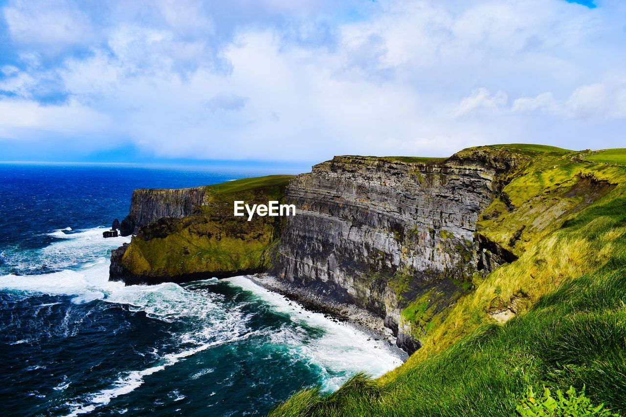 PANORAMIC VIEW OF SEA AGAINST SKY