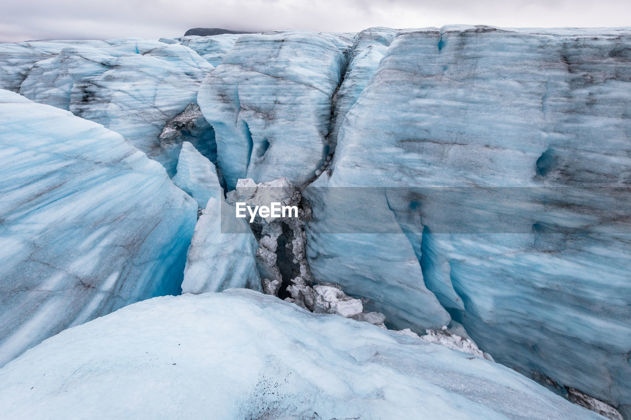 CLOSE-UP OF SNOW ON LANDSCAPE