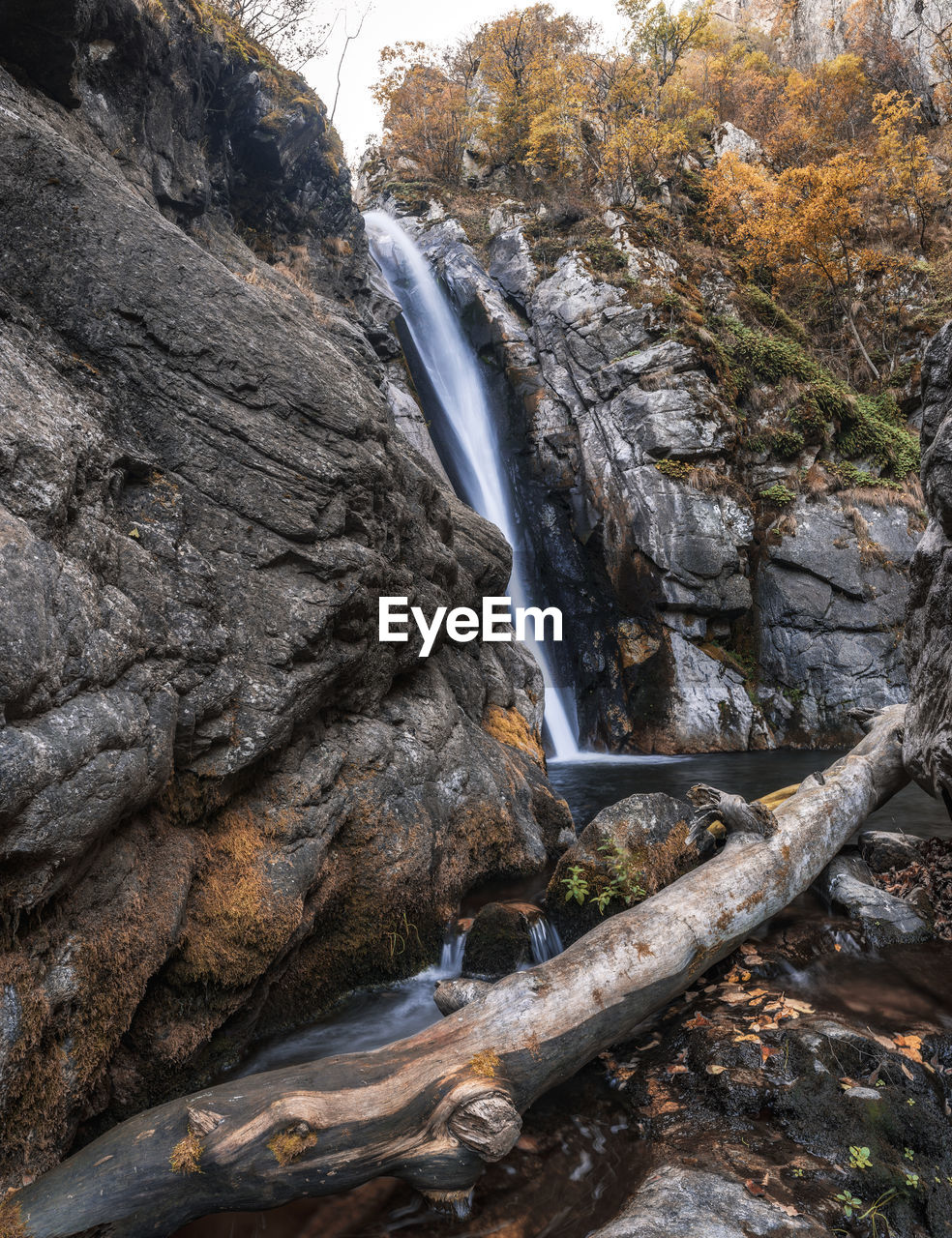 SCENIC VIEW OF WATERFALL