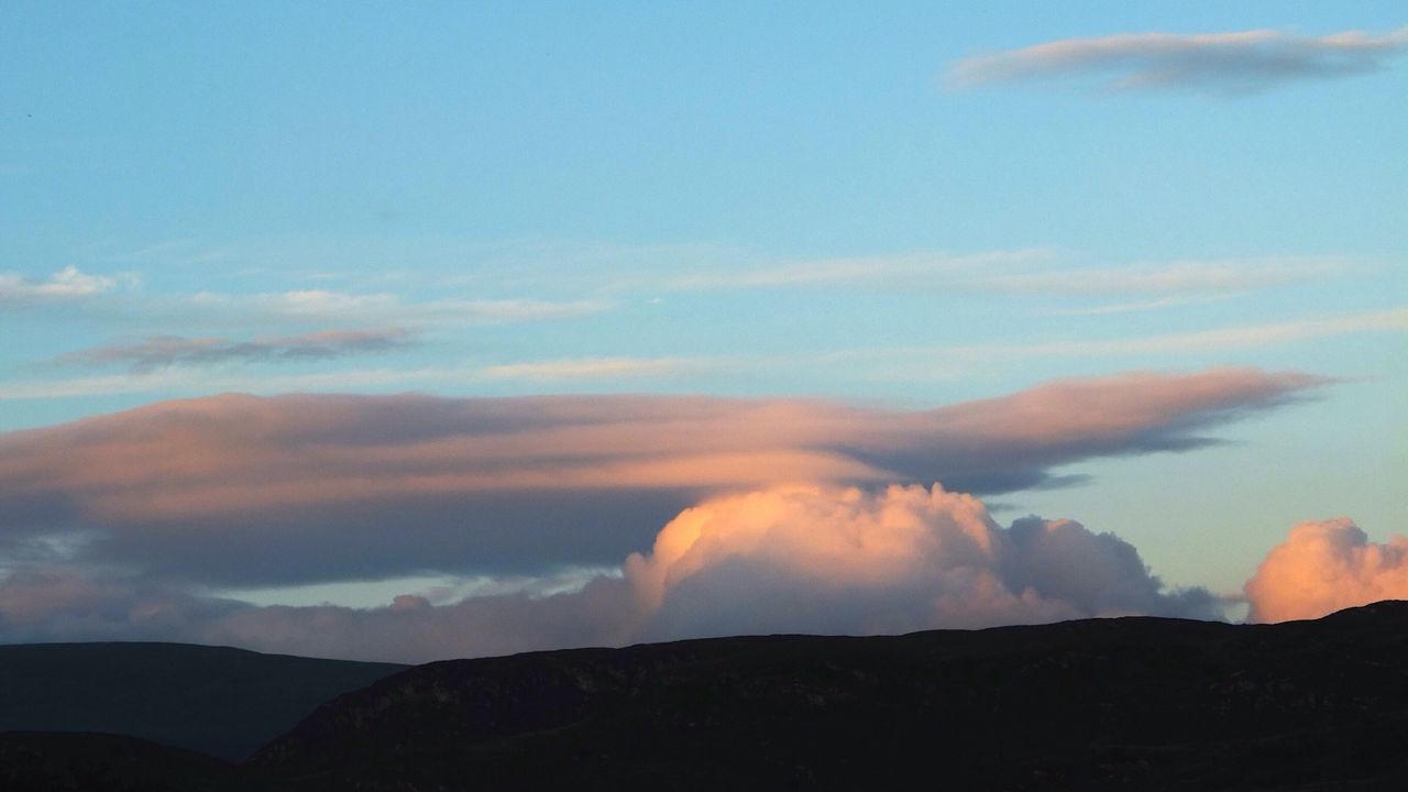 Clouds at sunset