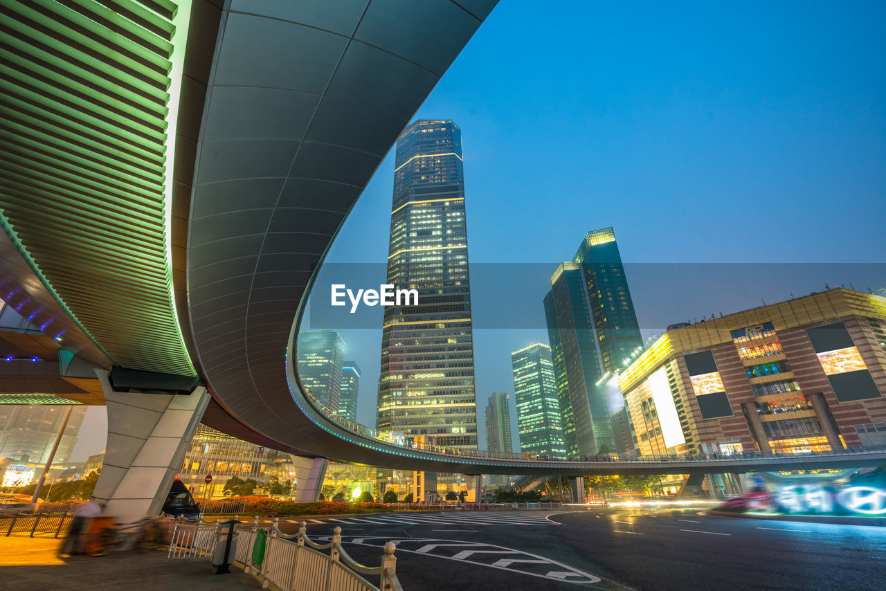 MODERN BUILDINGS AGAINST SKY