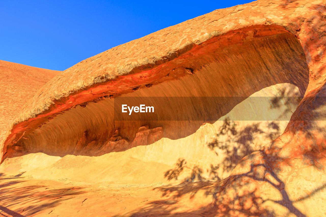 ROCK FORMATION IN DESERT