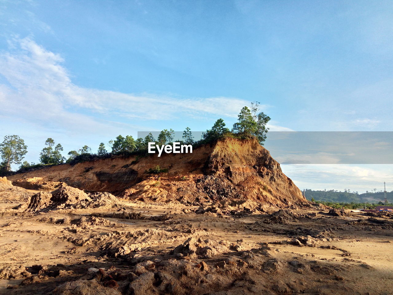 ROCK FORMATIONS ON LAND