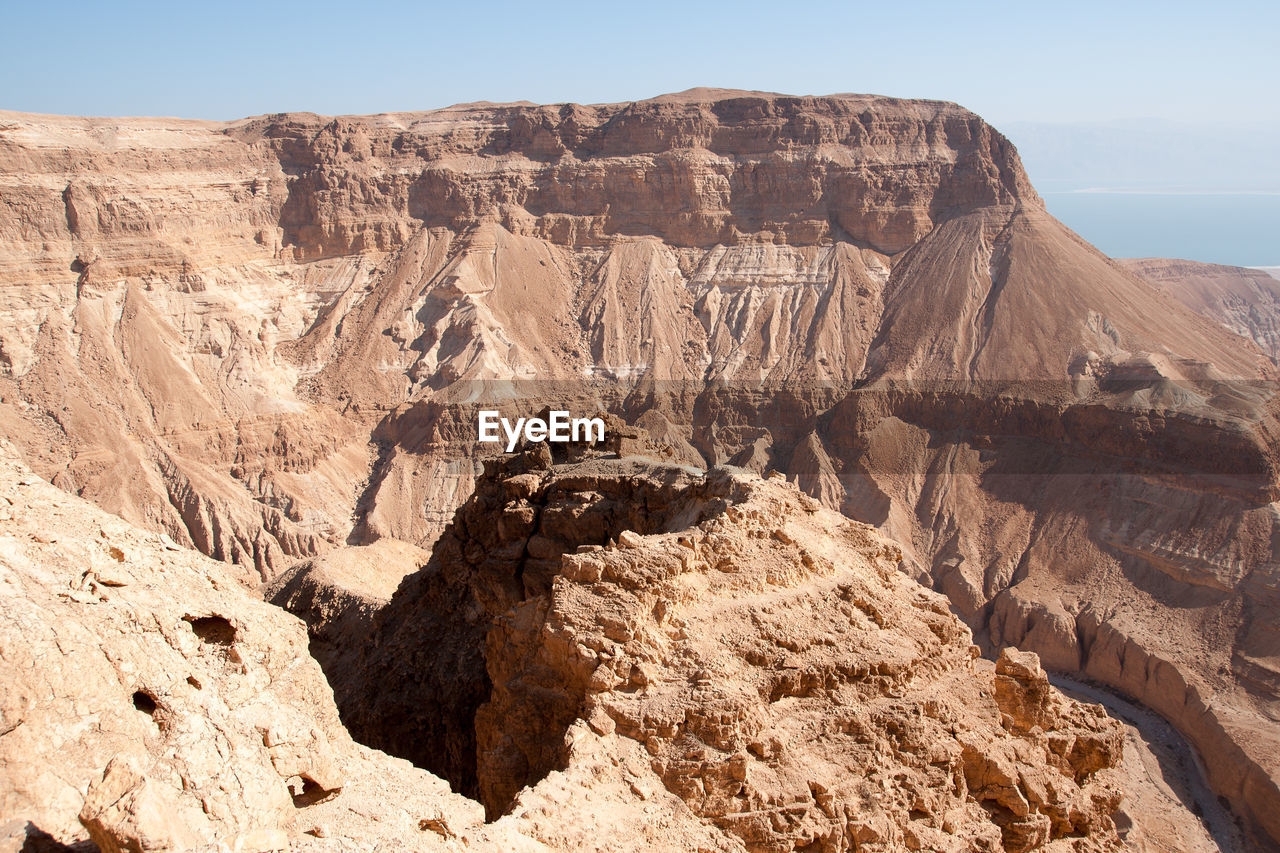 PANORAMIC VIEW OF ROCK FORMATIONS