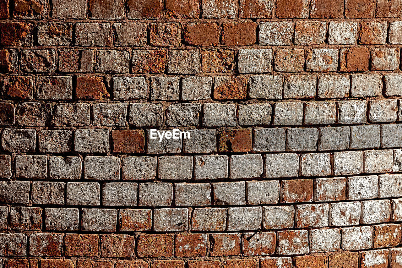 brick, brickwork, wall, backgrounds, full frame, pattern, brick wall, textured, architecture, built structure, wall - building feature, no people, floor, repetition, stone wall, day, brown, arrangement, outdoors, road surface, in a row, flooring