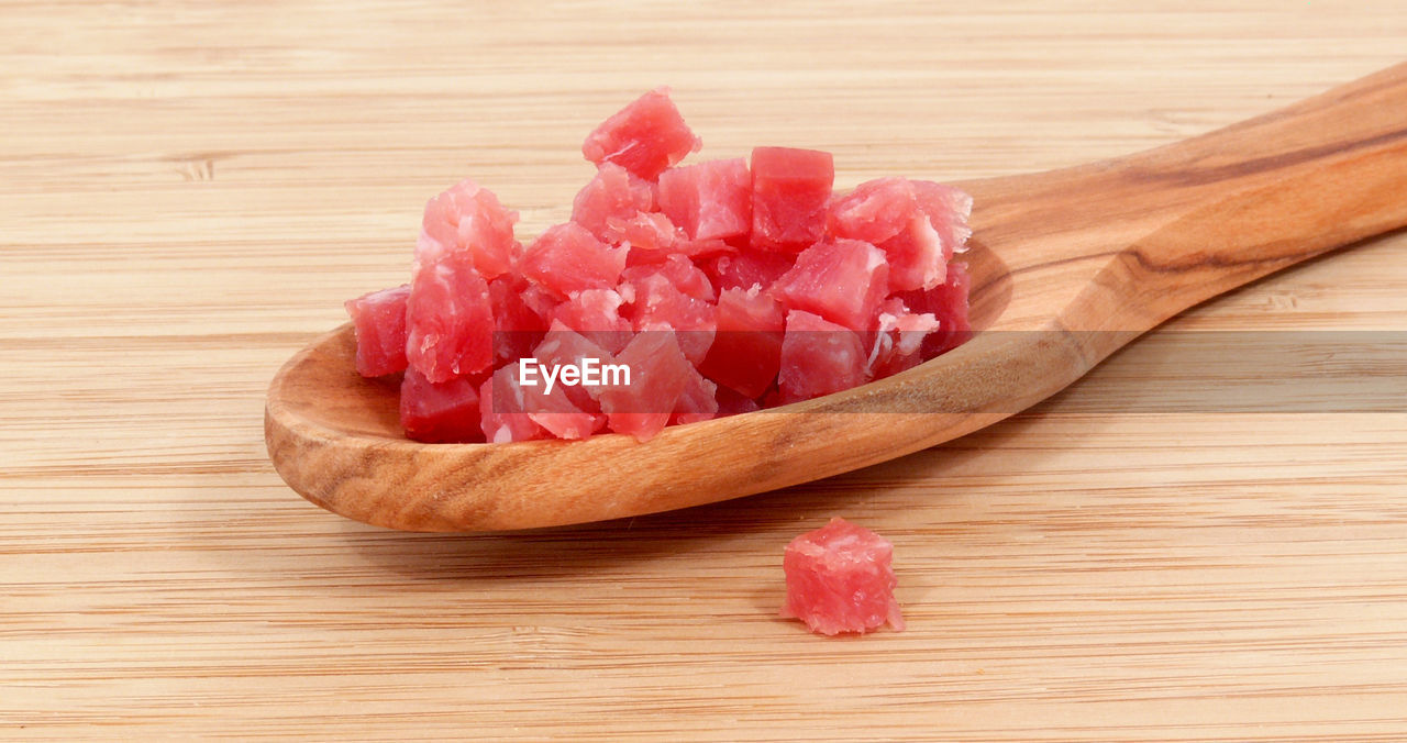 wood, food and drink, food, pink, produce, freshness, cutting board, indoors, no people, red, still life, plant, kitchen utensil, petal, studio shot, raw food, wellbeing, close-up, healthy eating, ingredient, spoon, wooden spoon, table