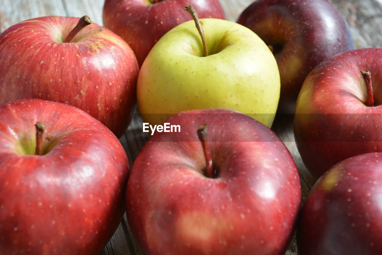 Full frame shot of apples