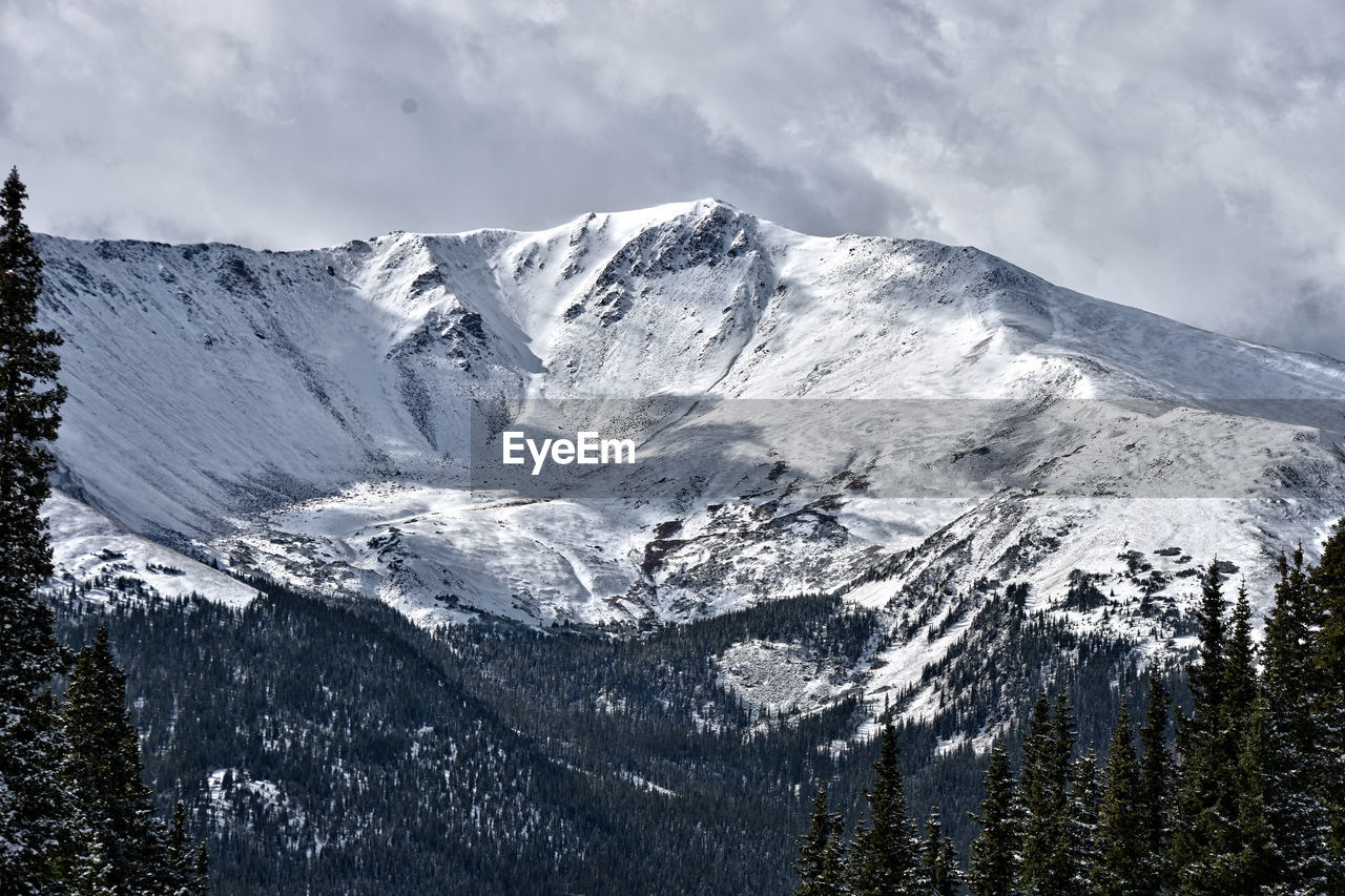 MAJESTIC SNOWCAPPED MOUNTAINS AGAINST SKY