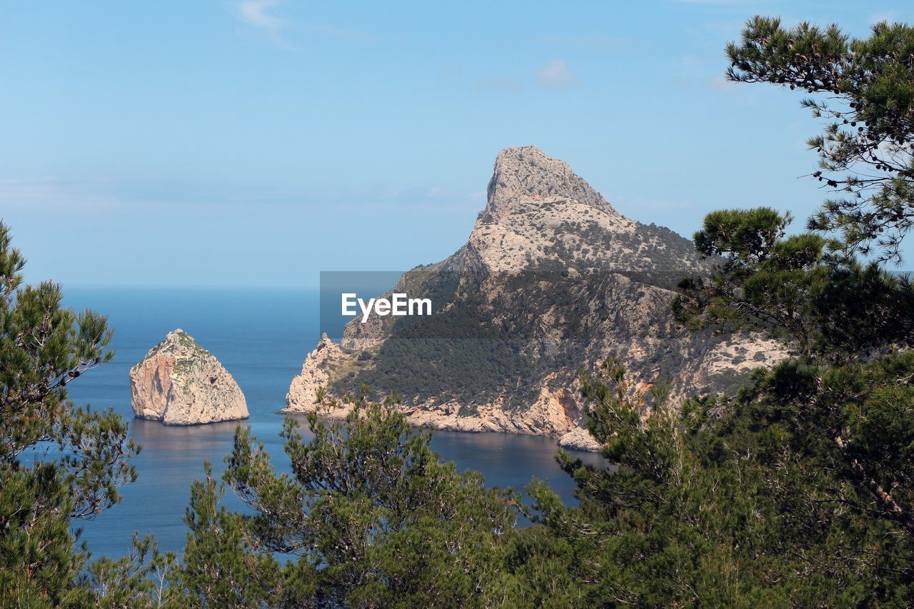 Panoramic view of sea against sky