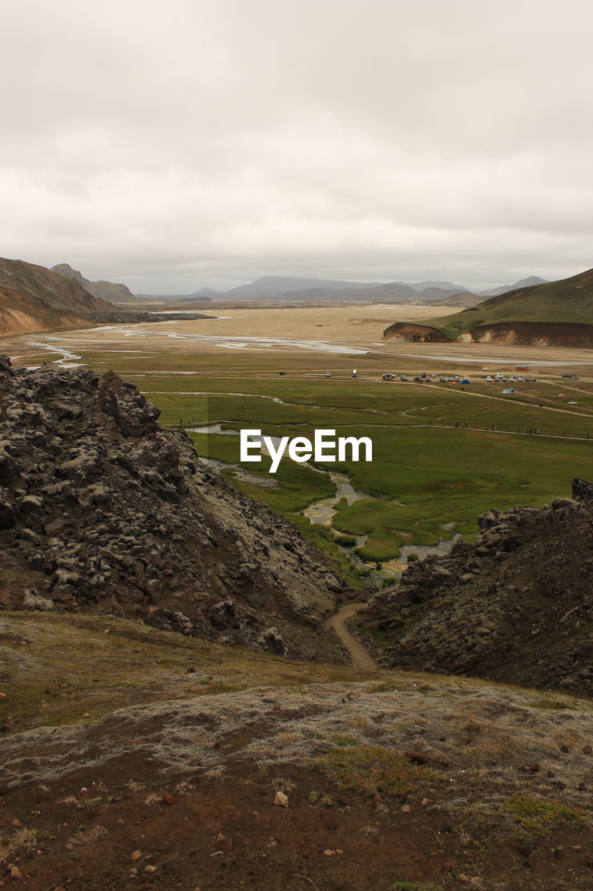 Scenic view of landscape against sky